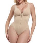 Plus Size Seamless Shapewear Bodysuit – Women’s Tummy Control Daily Slimming